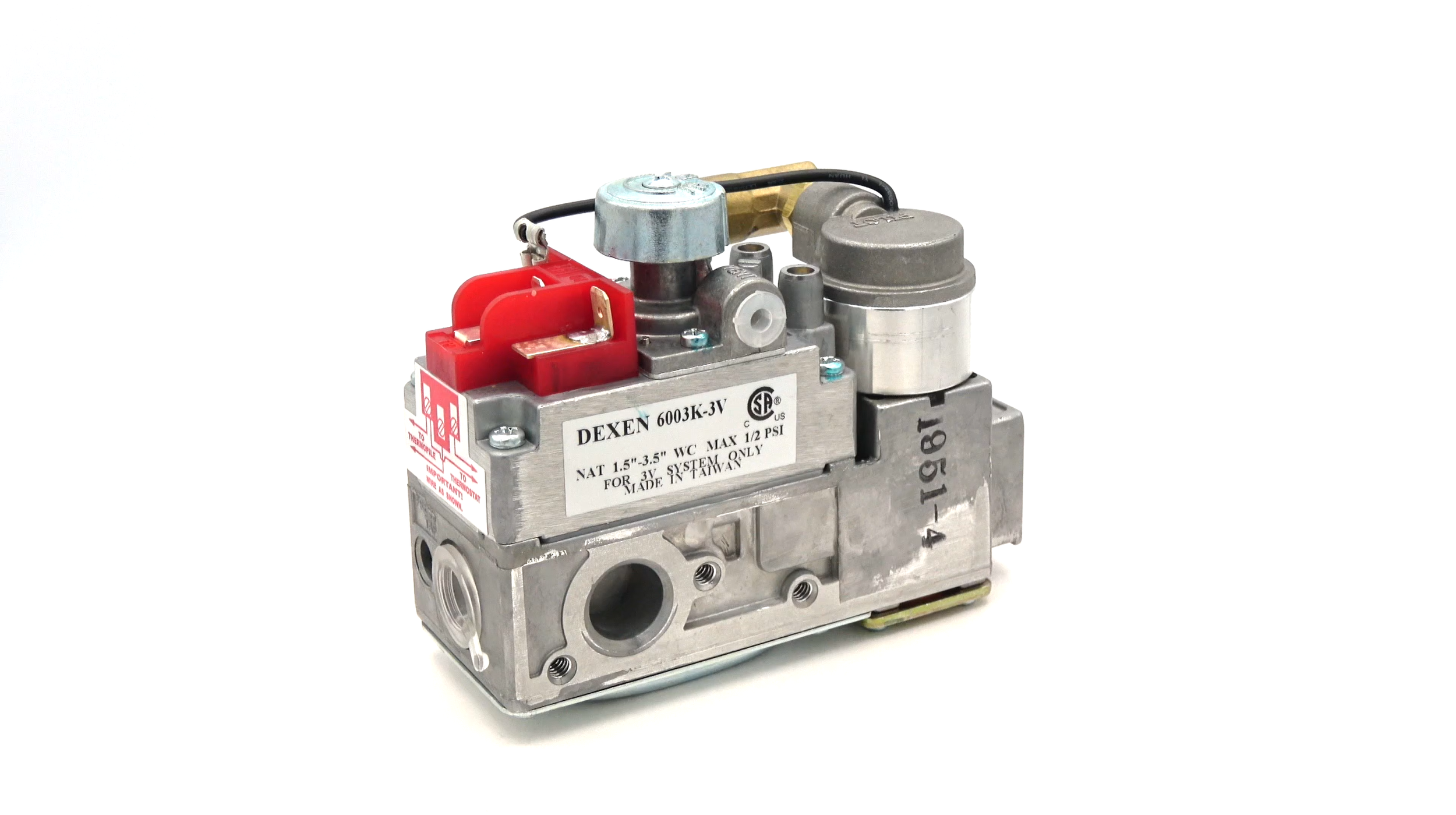 6003-3V Series Gas Valves — Dexen